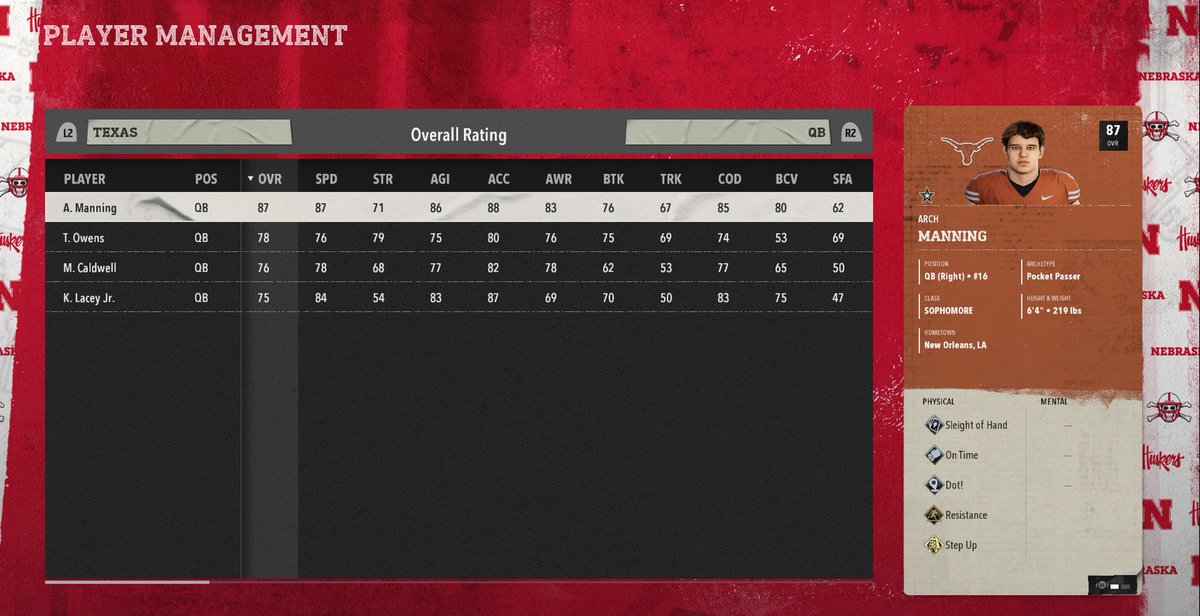 gamingtailgate's tweet image. The latest College Football 26 roster and ratings update is now available in-game. #CFB26