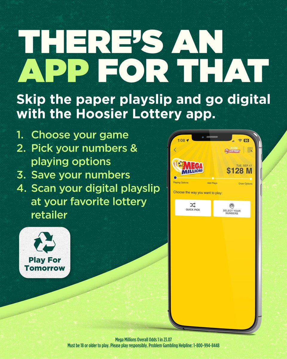 Go digital, play smarter! 💚 With our free app, you can create digital  playslips right from your phone—no paper needed. 📱 https://t.co/DpHO74blqS