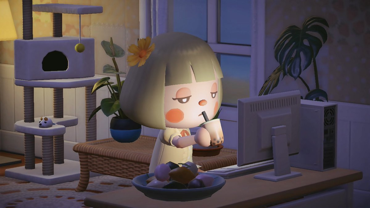 it’s agonizing waiting for jan 15, 2026 to come like i just wanna indulge myself in the new animal crossing update already but for now lemme enjoy my boba