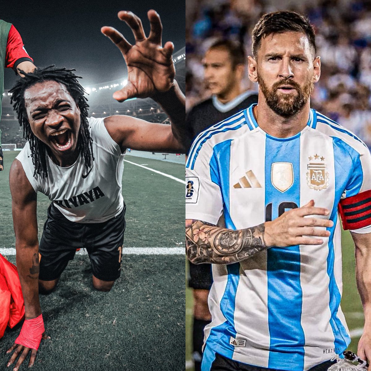 AtaqueFutbolero's tweet photo. 🤯🇦🇴🇦🇷 ANGOLA PAGARÁ ¡12 MILLONES DE EUROS! PARA JUGAR CONTRA ARGENTINA EN NOVIEMBRE.

💰 El costo se debe a la exclusiva presencia de LIONEL MESSI y se espera que se agoten las 48 mil localidades.

Recordemos que el amistoso será en honor a los 50 AÑOS de Independencia del país de África. ⚠️

[@snewsafrica - @Romain_Molina]