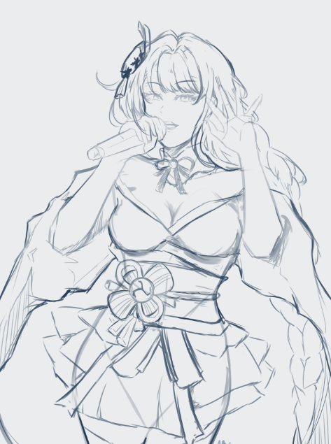 sevenfiftyfour_'s tweet photo. i dont play genshin i just used to have this one friend that's obsessed with her so id make art #RaidenShogun https://t.co/PO5i0k2H07