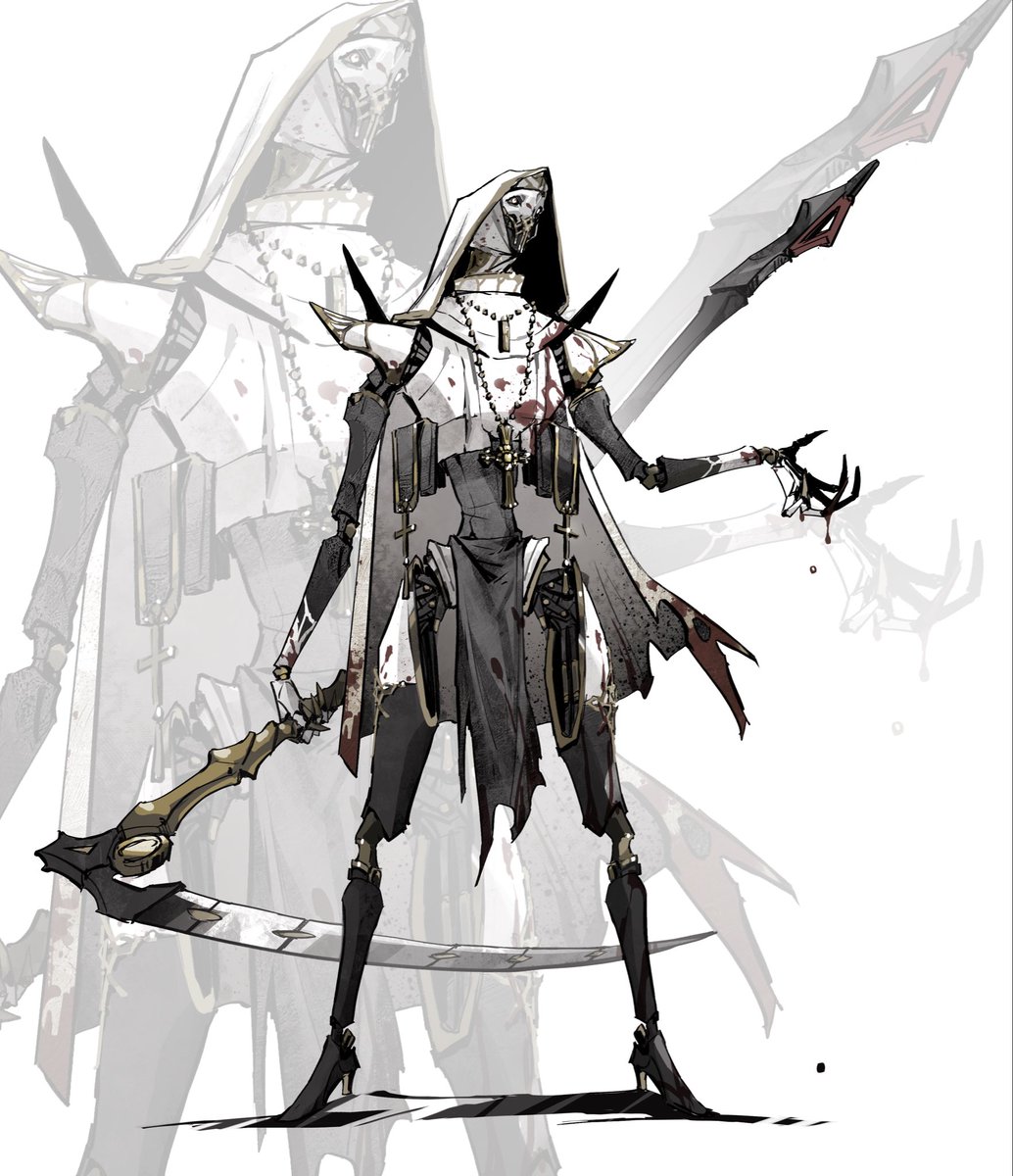 My dear followers
I present you nun revenant for Halloween
 
<a href="/PlayApex/">Apex Legends</a> can we have this ☝️🤓
#ApexLegends #ApexLegendsFanart