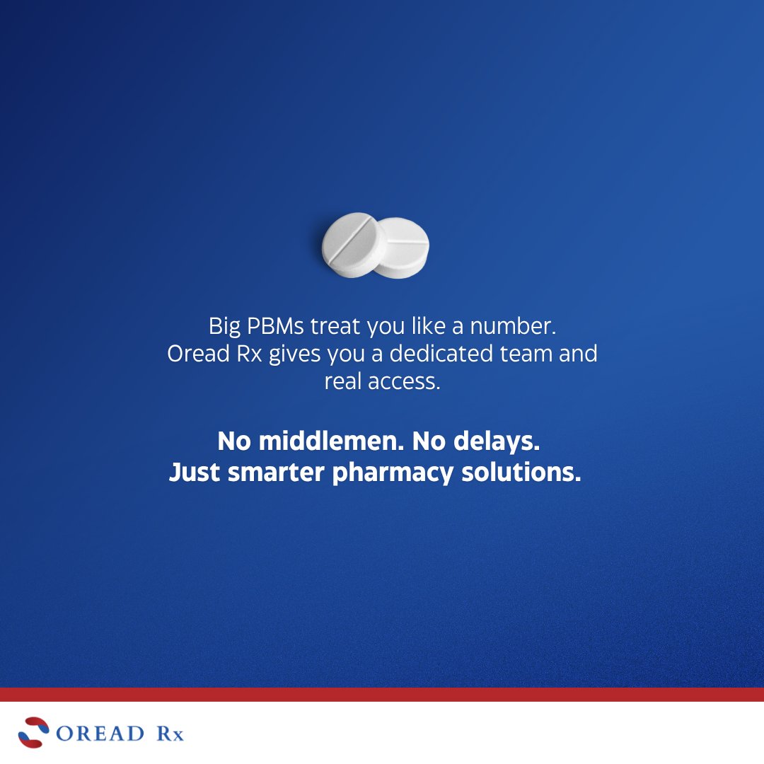 OreadRx's tweet image. #ClientFocused #ServiceExcellence #TrustedPartner