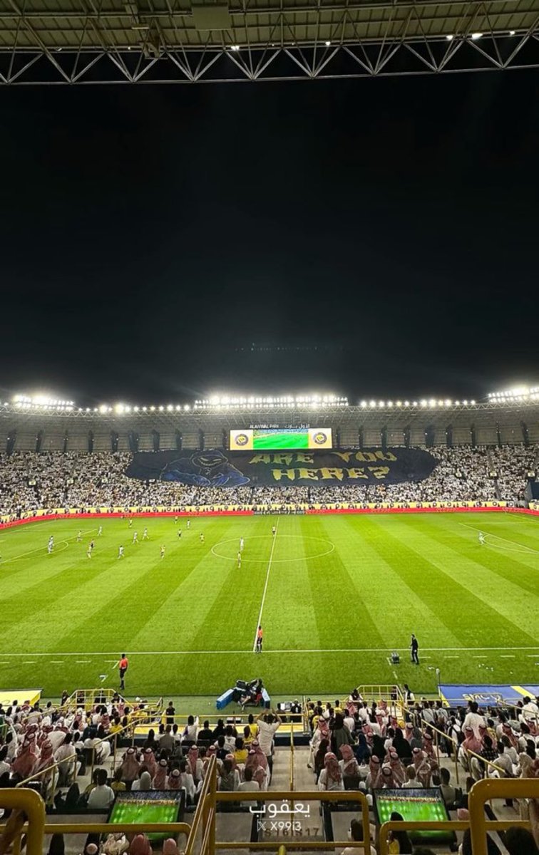 خسارة بطولة ما تعني خسارة كل شيء ،، لا زال الفريق يقدم نتائج ومستويات مميزة في الدوري وهو المتصدر بلا أي خسارة أو تعادل ،، ثقتنا بهم كبيرة للعودة للإنتصارات والاستمرارة في الصدارة.

عودتنا ودعمنا لهم أمام الفيحاء راح تكون فارق كبير في المباراة المهمة ،،، هذا وقتكم وهذا وفاءكم 💛