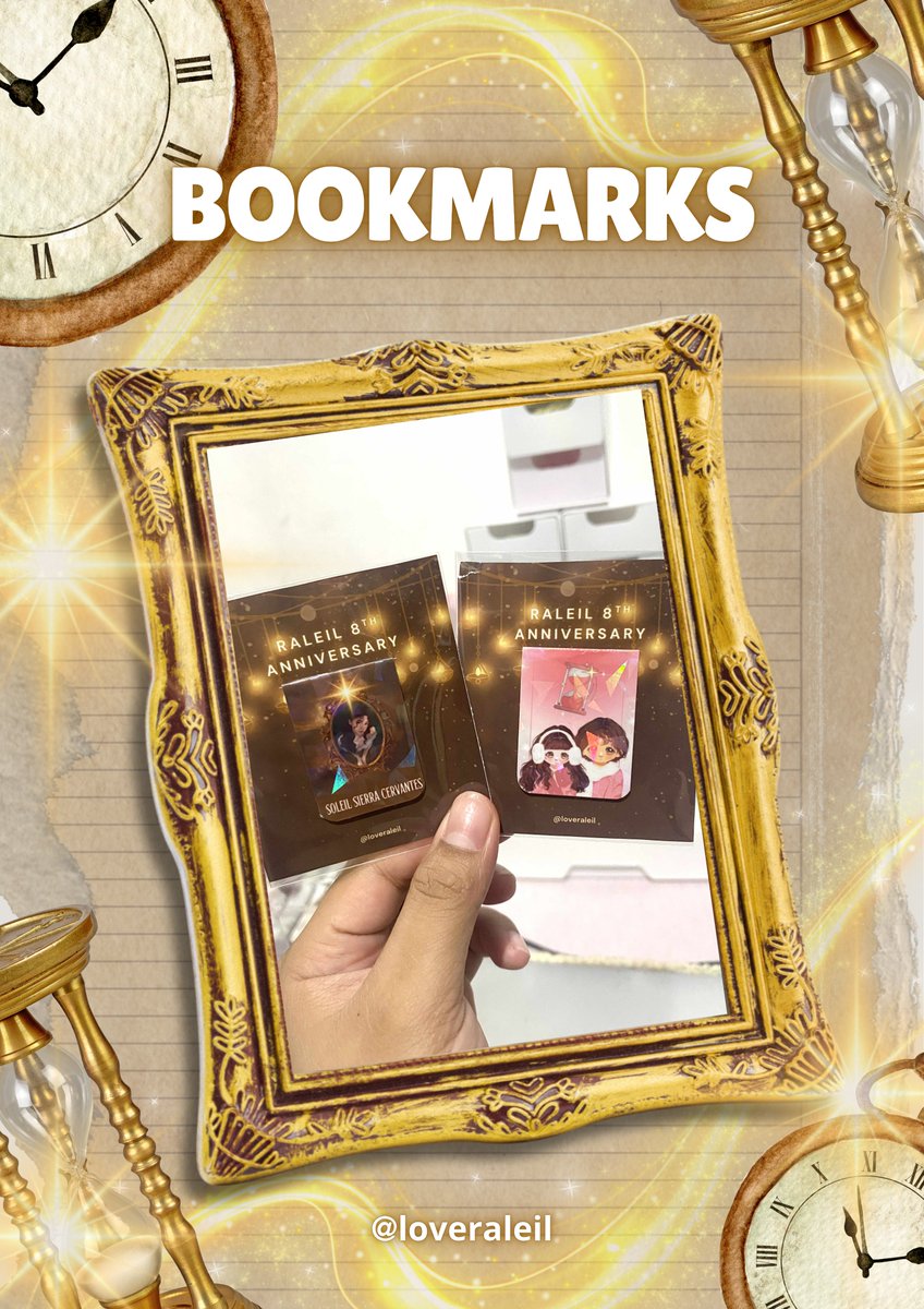 loveraleil's tweet photo. @dmrsriego The prize train isn’t stopping anytime soon! 🚂✨

Another one has arrived — our customized Raleil magnetic bookmarks for all the winners! Can’t wait for you to see them up close! 💫📖

#Raleil8thAnniversary
#InfinityYearsWithRaleil
#RaleilSandsOfTimeless https://t.co/FJ3sk4HQkC