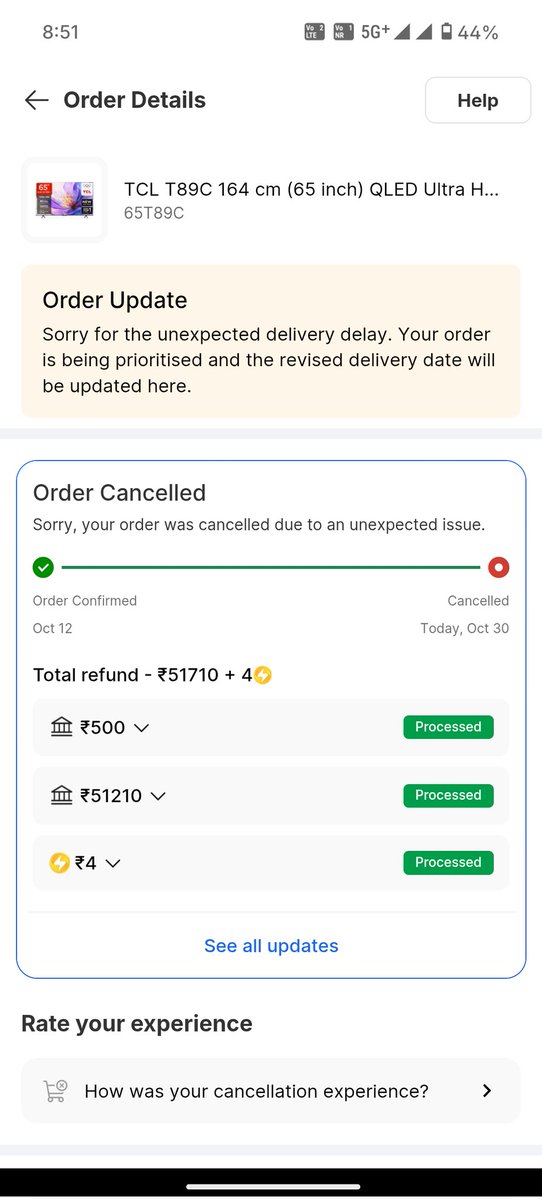 harime_7's tweet photo. Whole family waited for a week for the product &amp; finally it got cancelled. Why this inconvenience happened in such a tech advanced days ? 
@Flipkart @flipkartsupport https://t.co/iU1GaCxgLV
