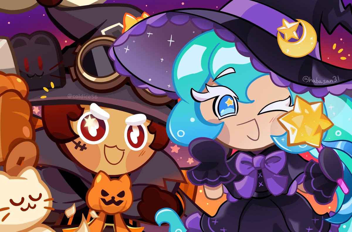 habasan31's tweet image. #cookierun 

HAPPY HALLOWEEN🎃

@ColdIce56 さんと合作しました〜🫶ツイストドーナツ君とクリームソーダちゃんです！ありがとうございます‼︎