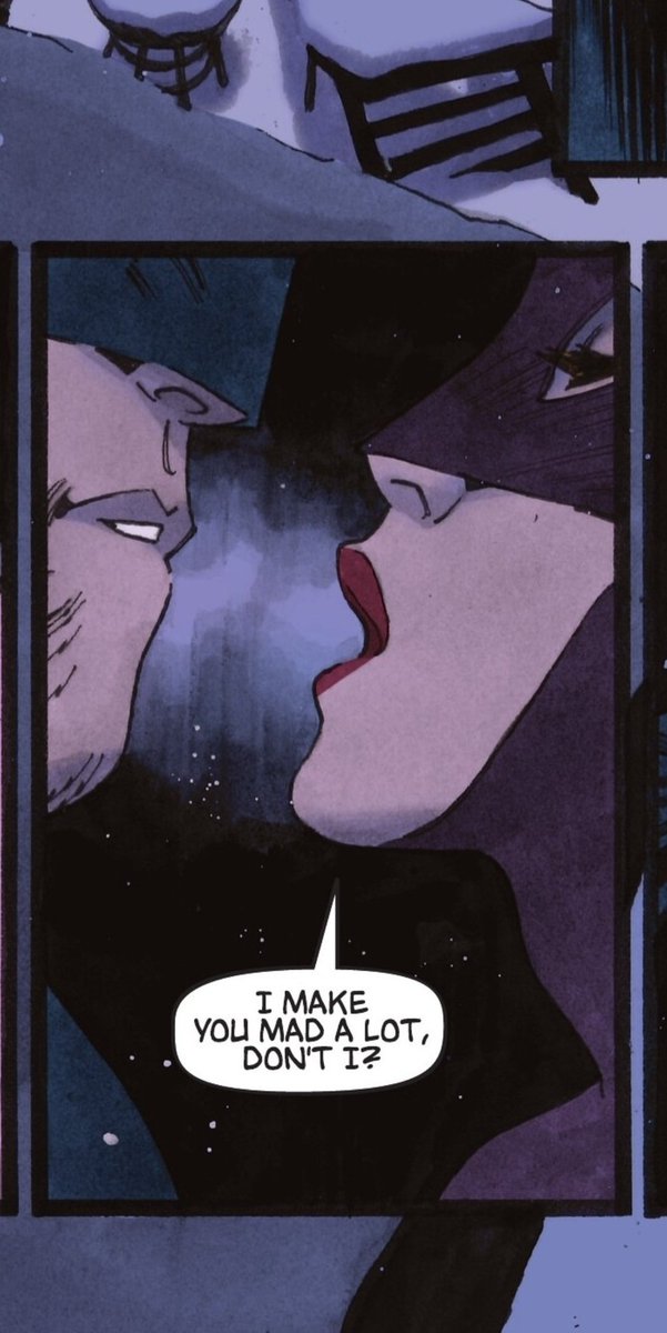 BatcatPosts's tweet image. The lip bite