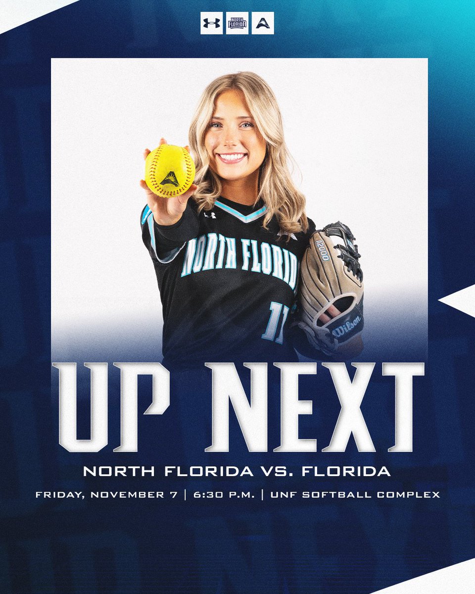 Ospreys vs. Gators. At our house.

🆚 Florida (10-innings)
📍 UNF Softball Complex
⌚️ Friday, Nov. 7 @ 6:30 p.m.
🎟️ FREE admission

#SWOOP
