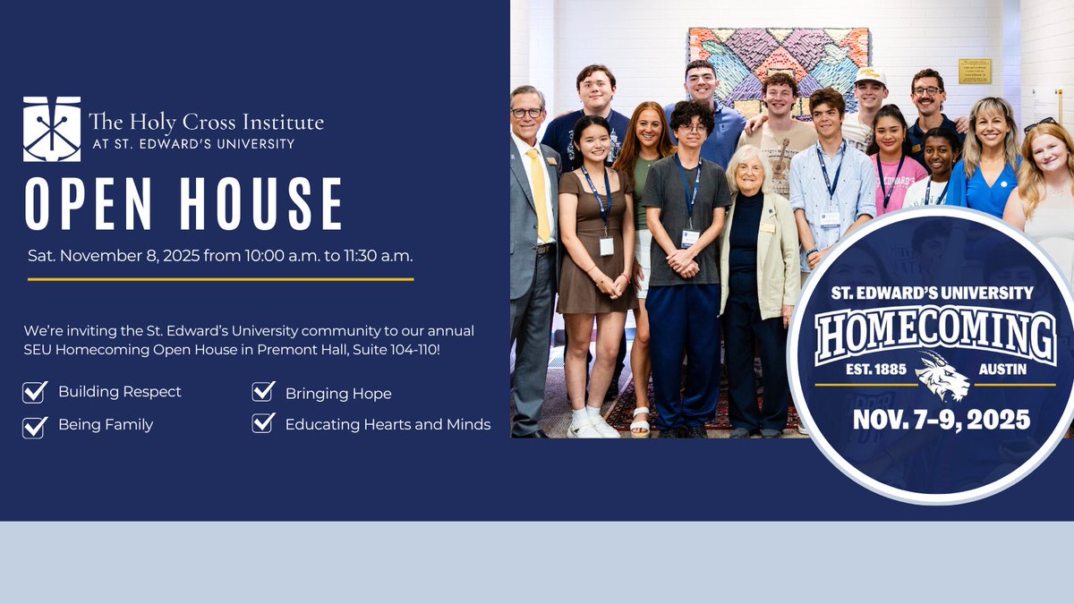 The Holy Cross Institute @ St. Edward's University tweet media