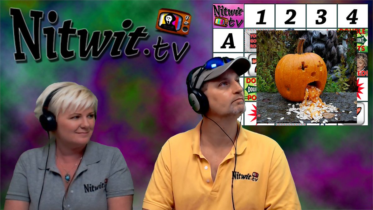 NitwitTV's tweet image. There will be NO treats...

Join us LIVE tonight at 9-ish ET for a special Halloween Edition of Nit-Twisted Battleship music trivia!

Nitwit.tv/live #NitwitTV