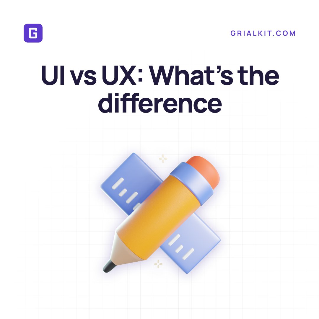 Grialkit's tweet image. Design is more than just making things look good. It’s about making them feel good too.
We make it crystal clear
grialkit.com/blog/ui-vs-ux-…
#DesignThinking #UserExperience #InterfaceDesign