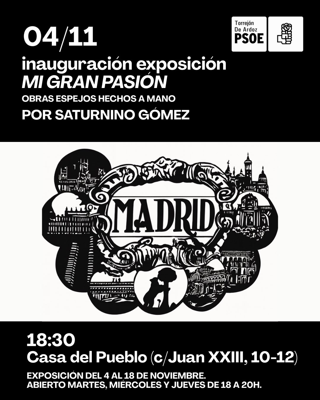 Foto cedida por PSOE Torrejón