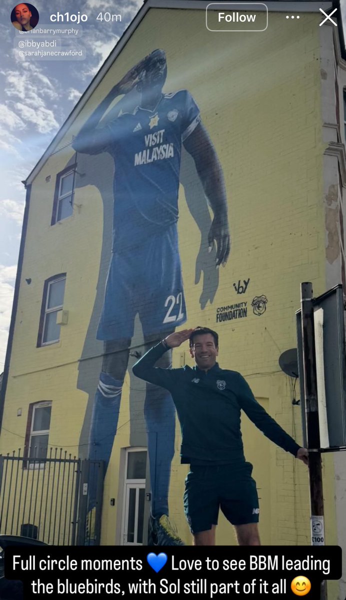 ccfcinsiderr's tweet image. Chloe Bamba via Instagram. 📲🔵
#CardiffCity