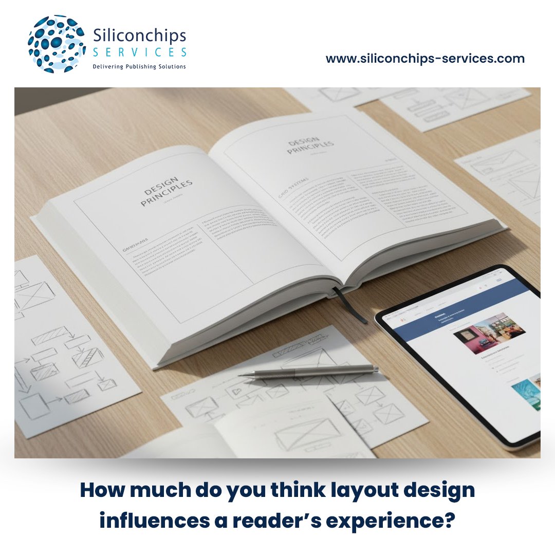 siliconchipsuk's tweet image. Design tells the story too.

How much does layout design influence how readers engage with research?

#BookDesign #PublishingServices #BookFormatting #AcademicPublishing #ResearchPublishing #VisualDesign