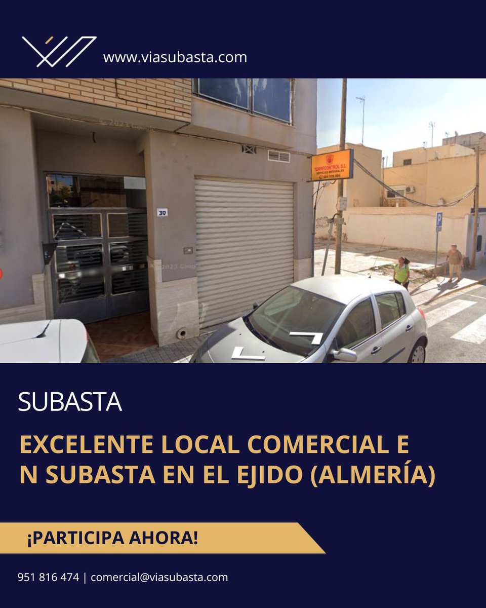 viasubasta's tweet photo. 🏬 ¡Tu oportunidad de inversión en El Ejido! 🏬
¿Buscas un local comercial con alto potencial en una ubicación estratégica?

📐 Superficie útil: 32,85 m²
🛠️Espacio diáfano, versátil y fácilmente adaptable
💰52.000,00 €
Subasta SIN tipo mínimo

🔗https://t.co/MDsWlAyLkp https://t.co/CLqXZJJPwv