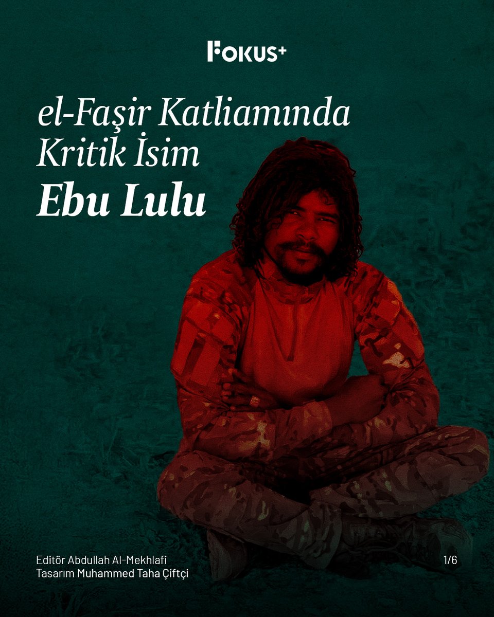 fokusplusnet's tweet image. ➕ Ebu Lulu lakaplı Fatih Abdullah İdris, sosyal medyada yayılan infaz görüntüleriyle ülke gündemine oturdu.

▪️ Bazı kayıtlarda yüzlerce kişiyi öldürdüğünü övünerek anlatması, onu sadece bir isim değil, Sudan’daki kontrolsüz şiddetin sembolü haline getirdi.

▪️ Sudan&apos;ın el-Faşir…