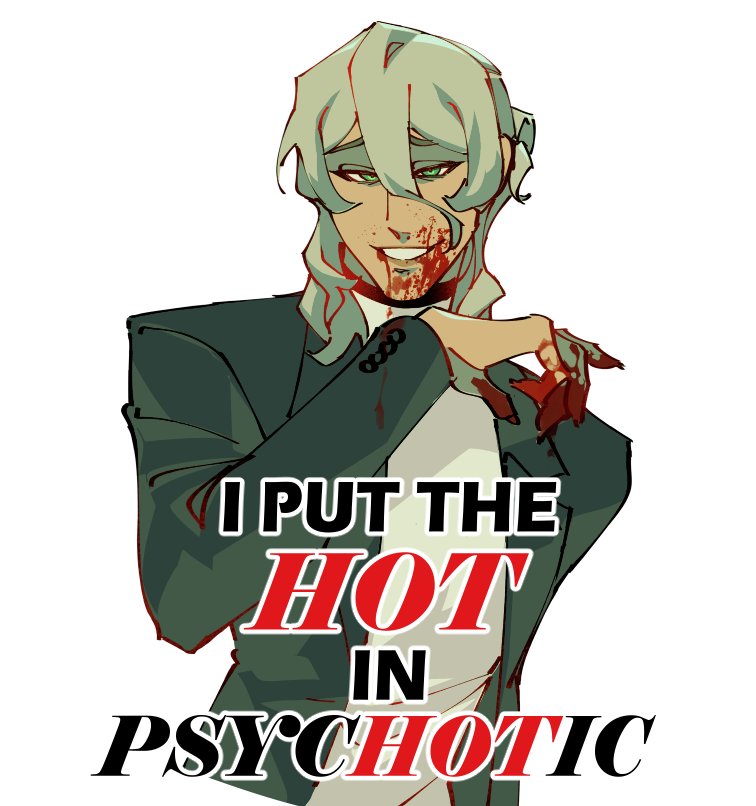parasaitos's tweet image. extremely self indulgent sticker design or Something