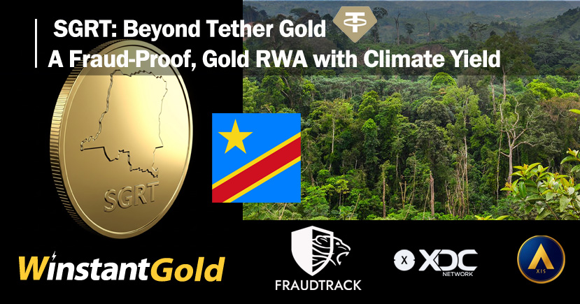 winstantgold's tweet image. SGRT: Beyond Tether Gold — the world’s first #ZKP-compliant, fraud-proof #RWA with #ClimateYield 🌍
Gold in motion, verified via #TradeEnabler NFTs on #XDC &amp;amp; backed by sovereign authority
#WorldKYC 
🔗 winstantgold.com/en/news/sgrt-b…
#SGRT #Gold #FATF #MECA #BlockchainForGood
