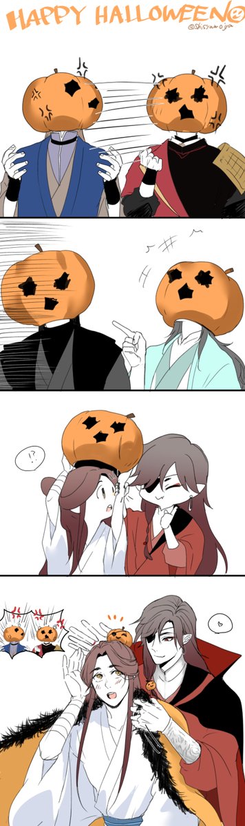 5巻も出たので。花怜ちゃんのはぴはろ🎃(再掲)
準備→当日

#花怜 
#TGCF 