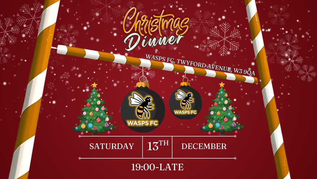 Christmas Dinner - Ticketed Event #Pitchero
waspsfc.co.uk/calendar/event…