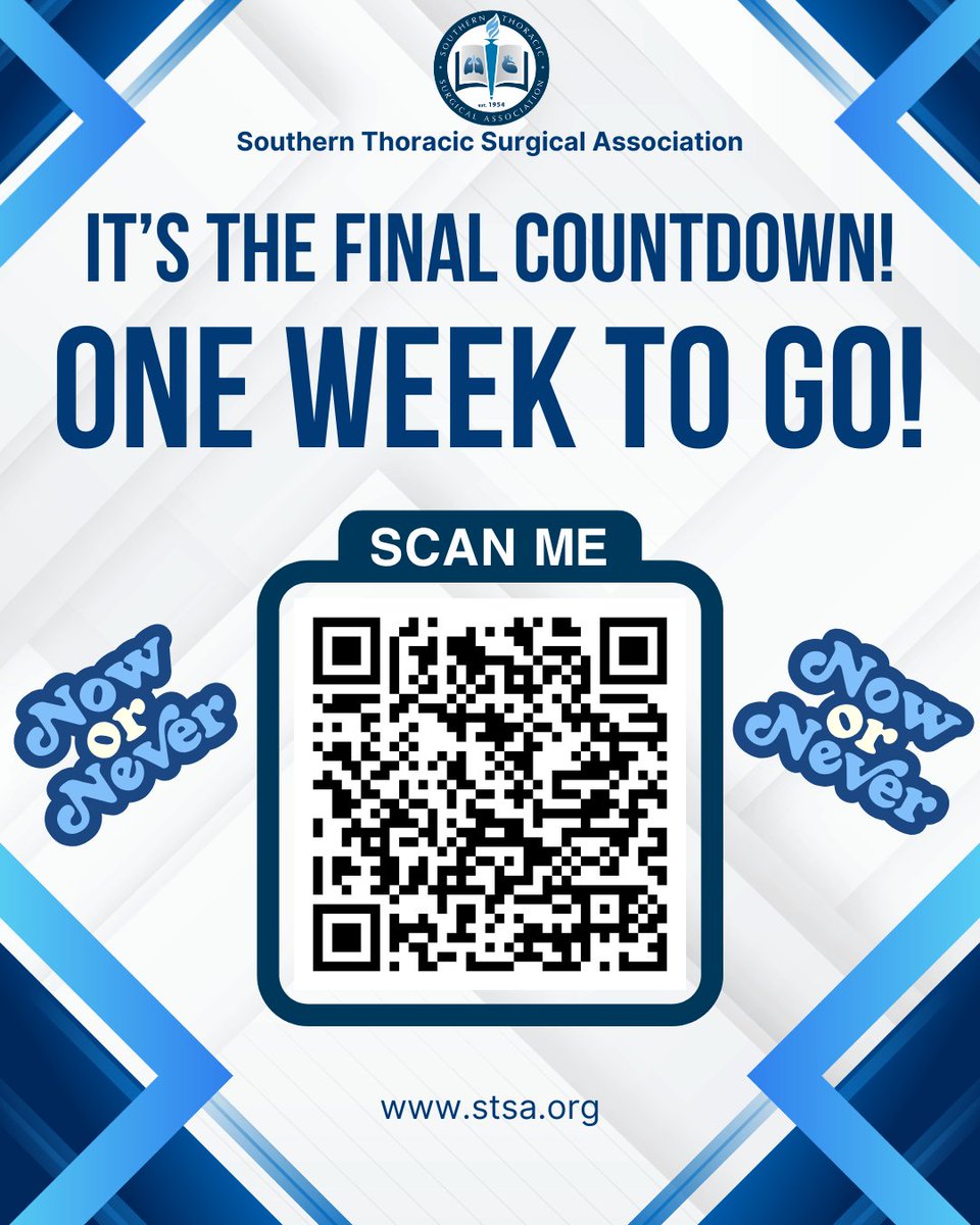 STSA Annual Meeting Countdown! 

With 1 week to go....Registration is still available

Sign up Today!