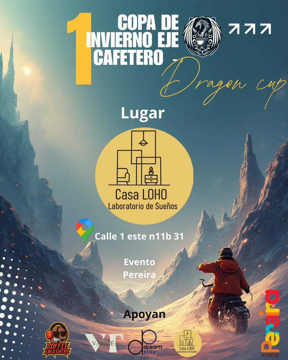 CoffeeSmashers's tweet photo. Hola comunidad anunciamos el último torneo a nivel eje cafetero, el cual está patrocinado por dragón cup y sus aliados, muchas gracias por su apoyo. Torneo Gratuito
🔥 ¡Llega la 1.ª COPA DE INVIERNO EJE CAFETERO – DRAGON CUP! 🔥 

📅 Fecha: 6 de diciembre de 2025 https://t.co/riuEFsooqg