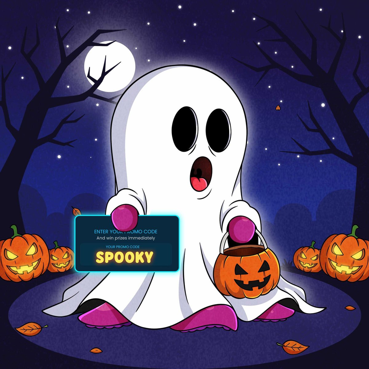 Trick or treat? 👻

Use code SPOOKY in the app to get extra Gold &amp; Gems! 

Happy Halloween on Octo 🎃