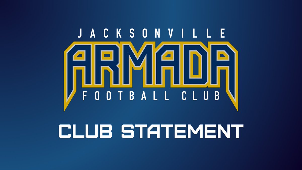 Statement From Robert Palmer Regarding the Future of the Jacksonville Armada

READ MORE: jacksonvillearmada.com/s/stories/stat…