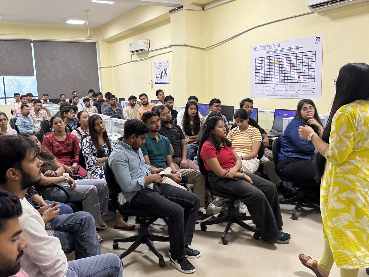 TYTtalks's tweet image. What an incredible session at SGT University!!

A huge thank you to the inspiring Chhavi Garg for sharing her journey and insights with our students.

#techevent #theyouthtalks #sgtuniversity