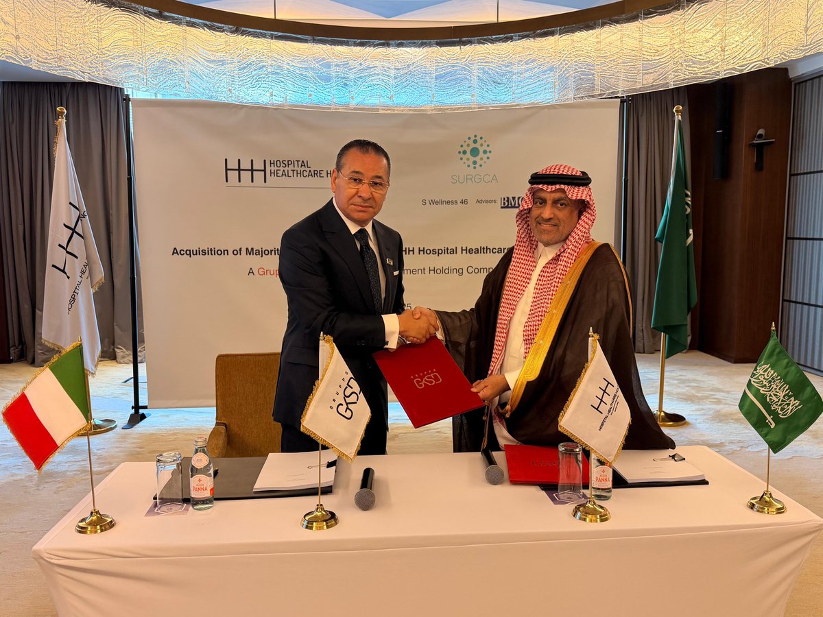 فصل ﺟﺪﻳﺪ ﻳﺒﺪأ ﰲ ﻣﺴيرة اﻟﺮﻋﺎﻳﺔ اﻟﺼﺤﻴﺔ ﺑﺎﻟﻤﻤﻠﻜﺔ.
ﻣﻦ ﺧﻼل اﺳﺘﺤﻮاذﻫﺎ ﻋﲆ ﴎﺟﻜﺎ ”Surgca" تنطلق ﻣﺠﻤﻮﻋﺔ ﻣﺴﺘﺸﻔﻴﺎت اﻟﺮﻋﺎﻳﺔ اﻟﺼﺤﻴﺔ اﻹﻳﻄﺎﻟﻴﺔ ﰲ رﺣﻠﺔ اﺳﺘﺜﻤﺎرية تفوق اﻟﻤﻠﻴﺎر رﻳﺎل، ﻹﻋﺎدة ﺗﻌﺮﻳﻒ