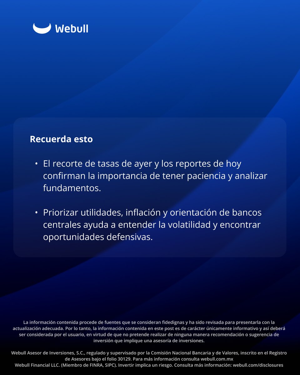webull_mexico's tweet image. Webull Market Brief:  Tu dosis diaria de información sobre el comportamiento de los mercados.