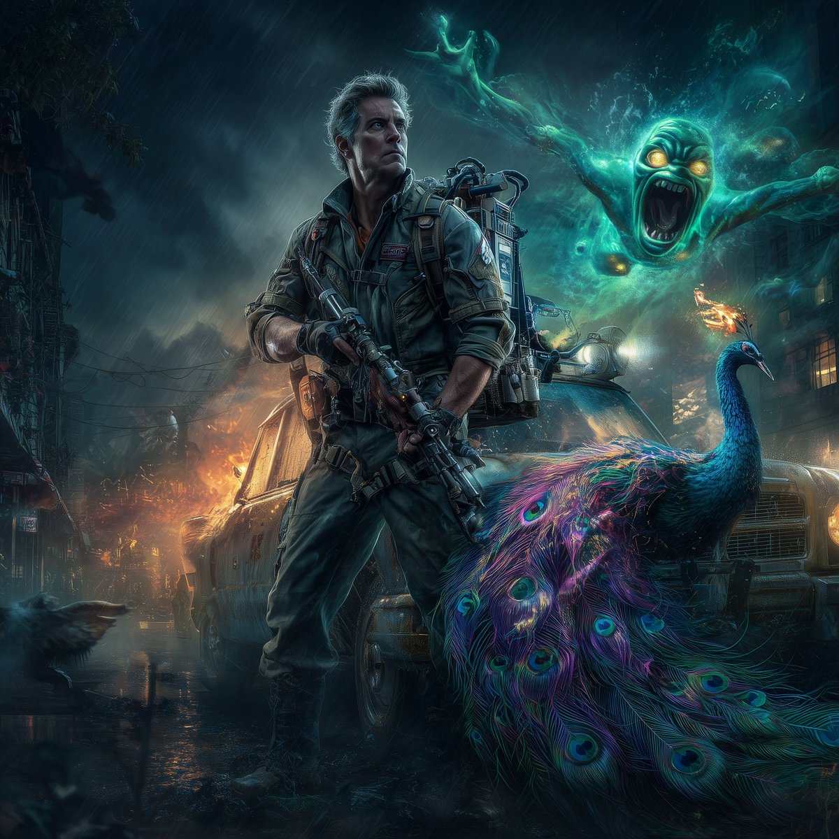 $PCOCK is going multi-chain because it ain't afraid of no ghost. LFG! 🦚🚀🌑👻🧟‍♂️