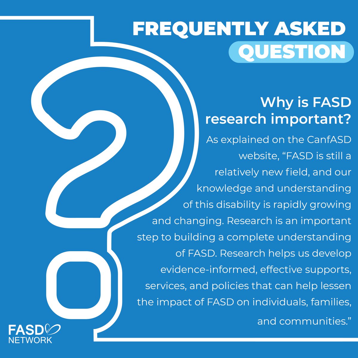 FASD affects thousands of lives, yet there’s still so much we don’t fully understand. Research helps uncover the causes, improve early diagnosis, and develop better supports for individuals and families.