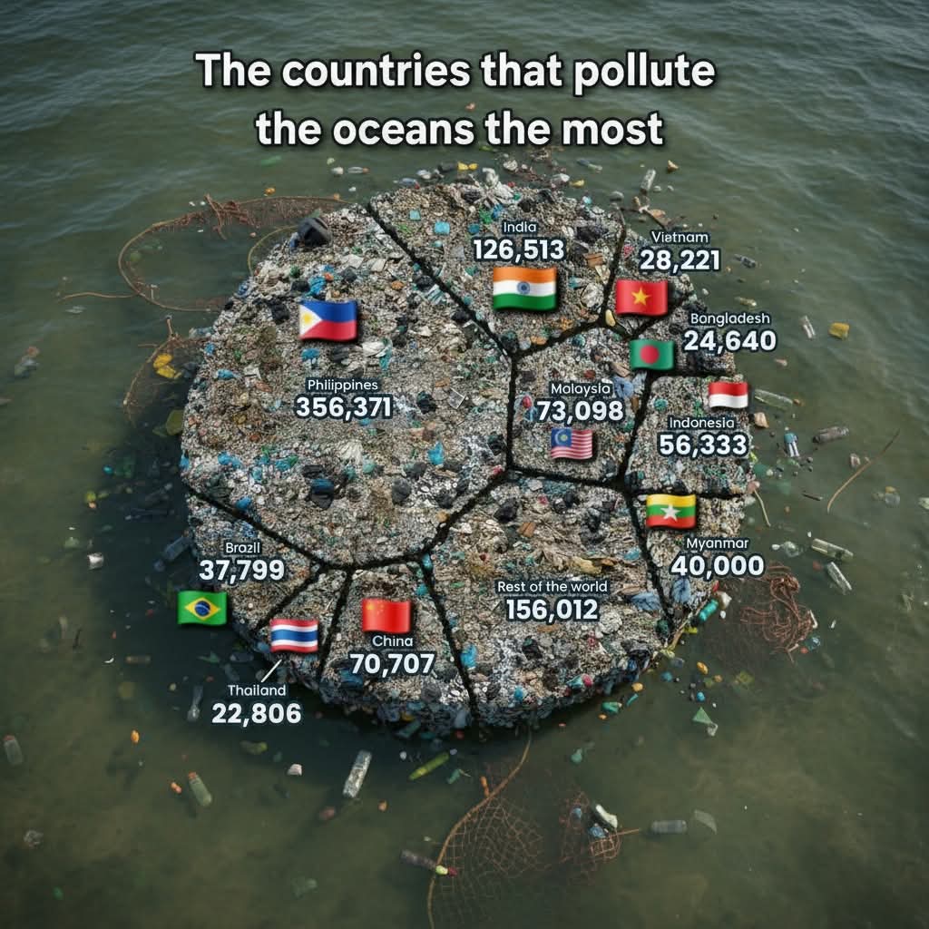 abbasnasir531's tweet image. Ocean-polluting countries:
Global organizations should support stricter plastic bans, improve waste management systems, fund recycling tech, and promote international cooperation to reduce marine pollution and protect ecosystems.
#saveEcosystem
#SaveOceans #UN