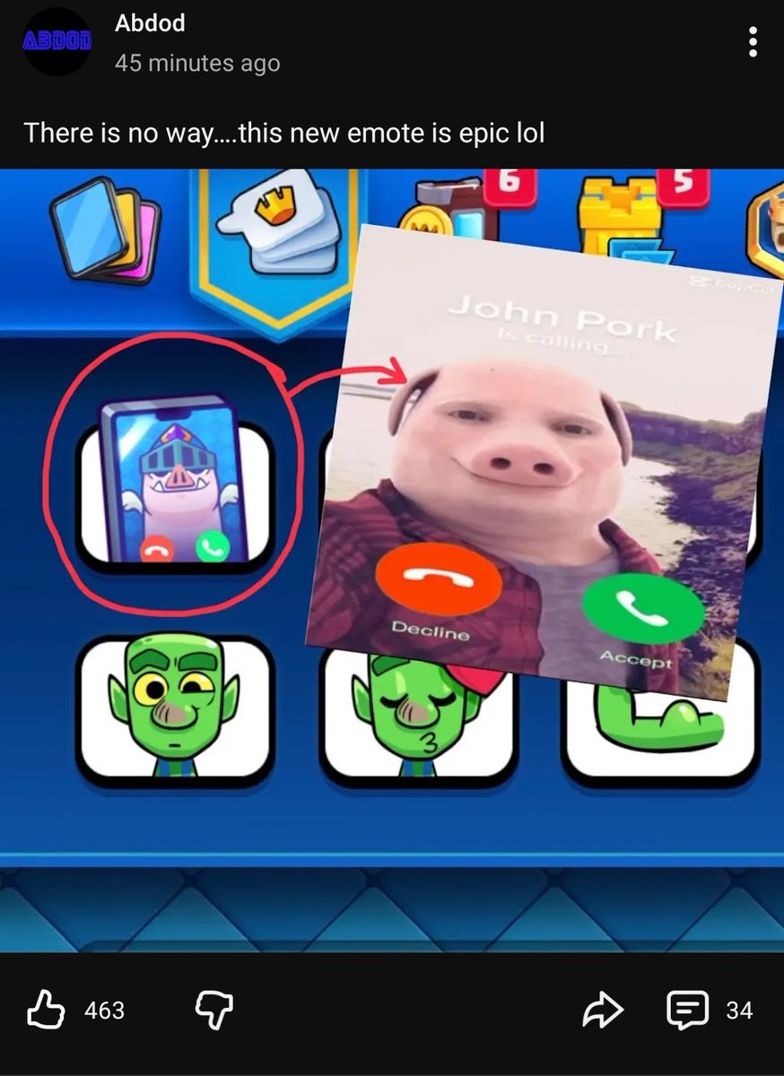 Who else thinks @ClashRoyale should keep making meme emotes?