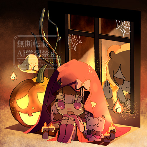 ✧━━━━━━━━━✧
  【委託展示】

「里歐居然想.....想宰了我!?…☠️」

感謝 <a href="/Yopin_lee/">𝐔𝐏𝐏𝐏𝐏（魷匹）</a> UP繪製的萬聖節模板🎃

比想像中可愛吶～而且恐怖氣氛烘托得超好～
大推推準時交件的繪師！❤️

✧━━━━━━━━━✧