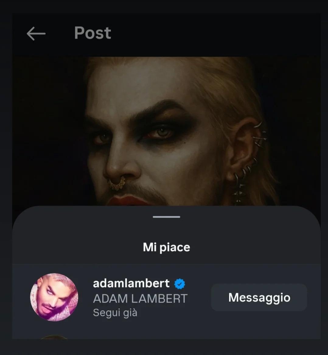 I have just realised only now ( idk why!!!!) that adam liked my drawing 😭❤️