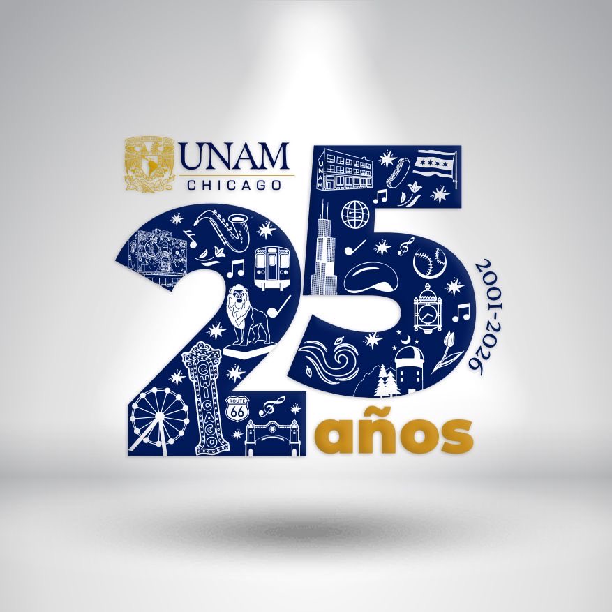 Comparto con gusto la nota de <a href="/Gaceta_UNAM/">Gaceta UNAM</a> sobre la visita de <a href="/RosaBeltranA/">Rosa Beltrán</a> a Chicago. Una que estuvo llena de literatura, arte y memoria en diálogo, que también fue marco para la develación del logotipo por los 25 años de la <a href="/UNAMChicago/">UNAM Chicago</a> el próximo año. 🌎📚 #CulturaUNAM