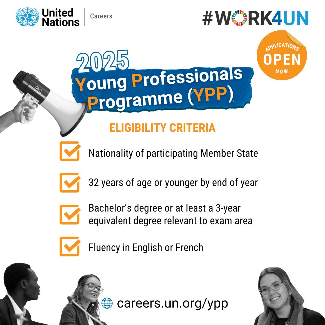 📣 Career opportunity for young #Caribbean communications professionals! 🎙️ 🗞️

The #YPP exam could be your gateway to a <a href="/UN/">United Nations</a> career as an international civil servant in global communications!

5 eligible Caribbean nationalities: 🇧🇿 🇨🇺 🇩🇲 🇬🇩 🇻🇨 

🔗 Apply: careers.un.org/ypp