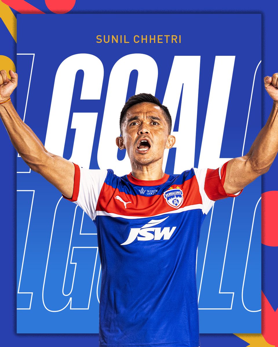 bengalurufc's tweet photo. 86' GOAAAAL! Chhetri's brought down in the box, and the skipper makes no mistake, slotting from the spot to make it 2-0. 🔥 

#WeAreBFC #AIFFSuperCup #BFCMSC https://t.co/wwvGFMjp8l