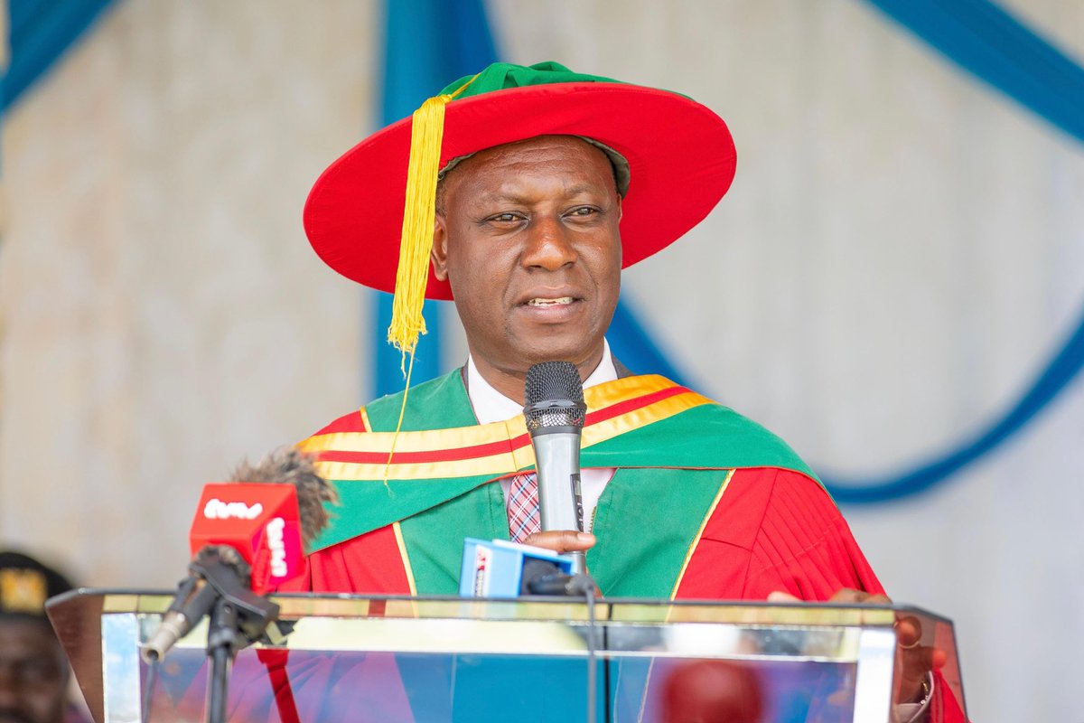 jmueke's tweet photo. Today we celebrated the 69th Graduation Ceremony of the Dairy Training Institute — a proud moment for our livestock sector.

These graduates are stepping into the field as skilled professionals whose knowledge will drive better animal feeding, breeding, hygiene, and milk quality across the country. 

I encouraged them to use their training to strengthen our dairy industry, improve farmer incomes, and secure the nutrition of our nation.

Congratulations to the new generation of dairy champions — your journey to transform Kenya’s dairy sector begins today.