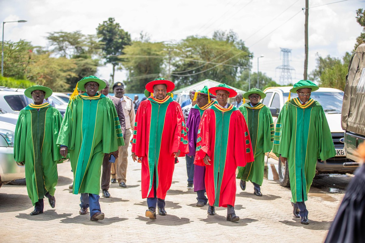 jmueke's tweet photo. Today we celebrated the 69th Graduation Ceremony of the Dairy Training Institute — a proud moment for our livestock sector.

These graduates are stepping into the field as skilled professionals whose knowledge will drive better animal feeding, breeding, hygiene, and milk quality across the country. 

I encouraged them to use their training to strengthen our dairy industry, improve farmer incomes, and secure the nutrition of our nation.

Congratulations to the new generation of dairy champions — your journey to transform Kenya’s dairy sector begins today.