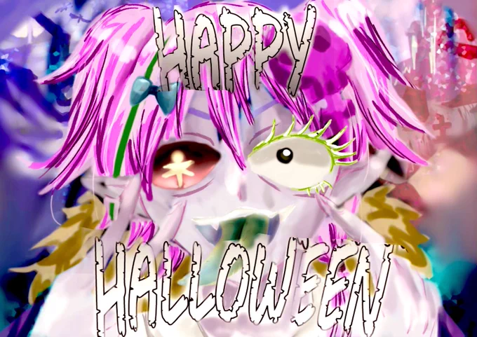 大急ぎでハロウィンぽいイラスト かき集めて来ました～ 来年は何か描けるといいなハピハロ