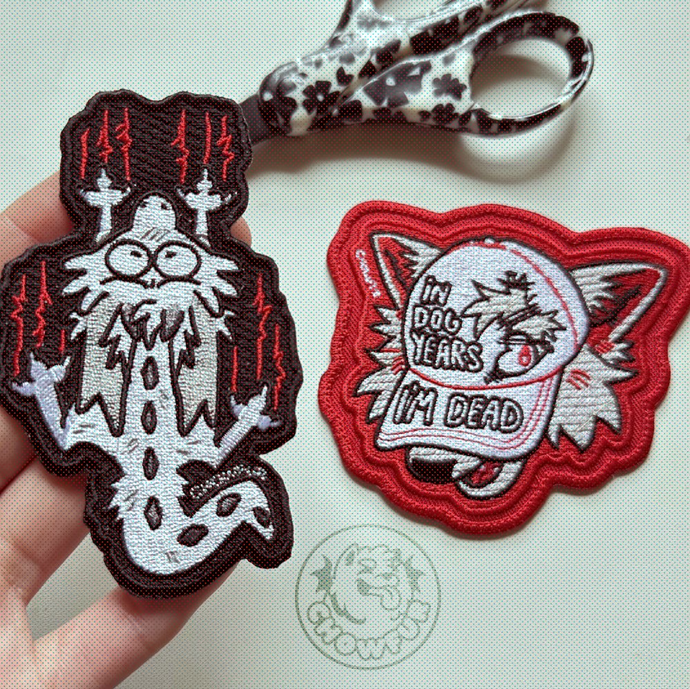 embroidered patches coming soon ‼️