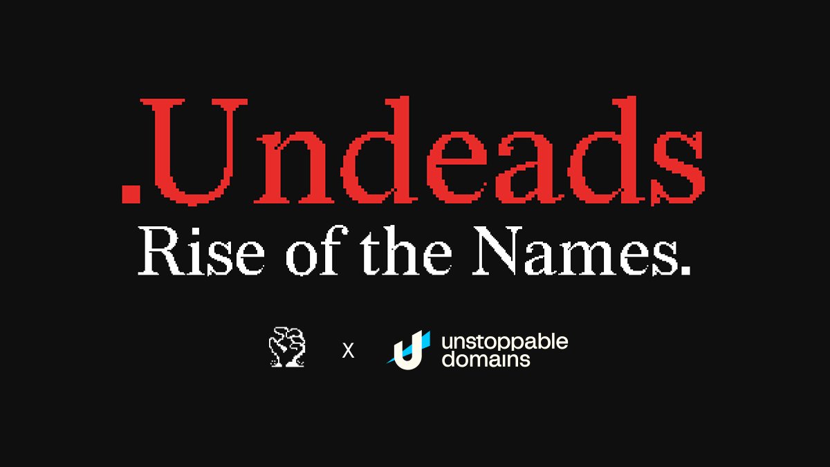unstoppableweb's tweet photo. 🧟 Rise of the Names: Introducing .UNDEADS

The dead never really disappear… they keep coming back stronger. So does @undeads. As the first 10K collection inscribed on Solana, it built a bold brand, thriving community, and an undead aesthetic that refuses to stay buried.

Now it has a Web3-only TLD of its own: .UNDEADS.

🧵 https://t.co/twmJmn4Qvd