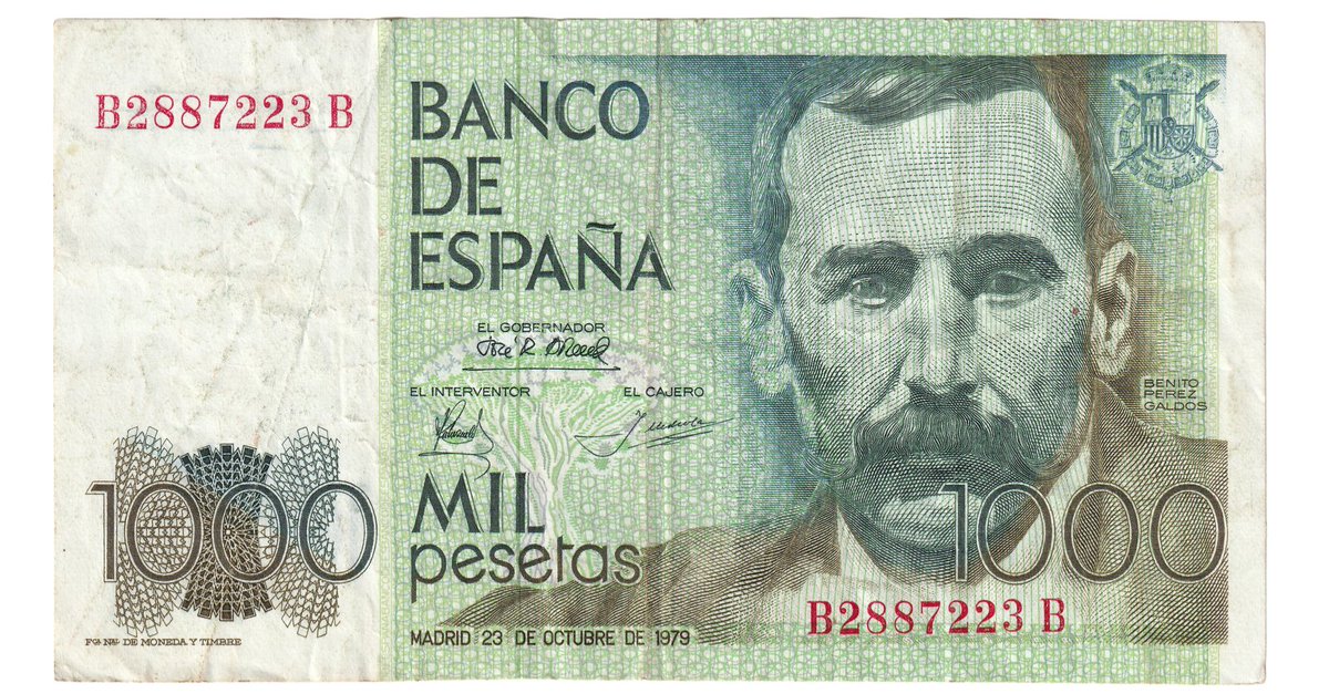 MansbridgeCoins's tweet image. 1979 Spain 1000 Pesetas Banknote – P#158a.4

Starting Price: £5.00

Currently at 7-day auction — bid before it&apos;s gone!

📦 £3.00 UK shipping
🌍 Secure international delivery
🔗 ebay.co.uk/str/mansbridge…

#Banknotes #MansbridgeCoins #BanknoteCollector #BanknoteCollectors #Notaphily…