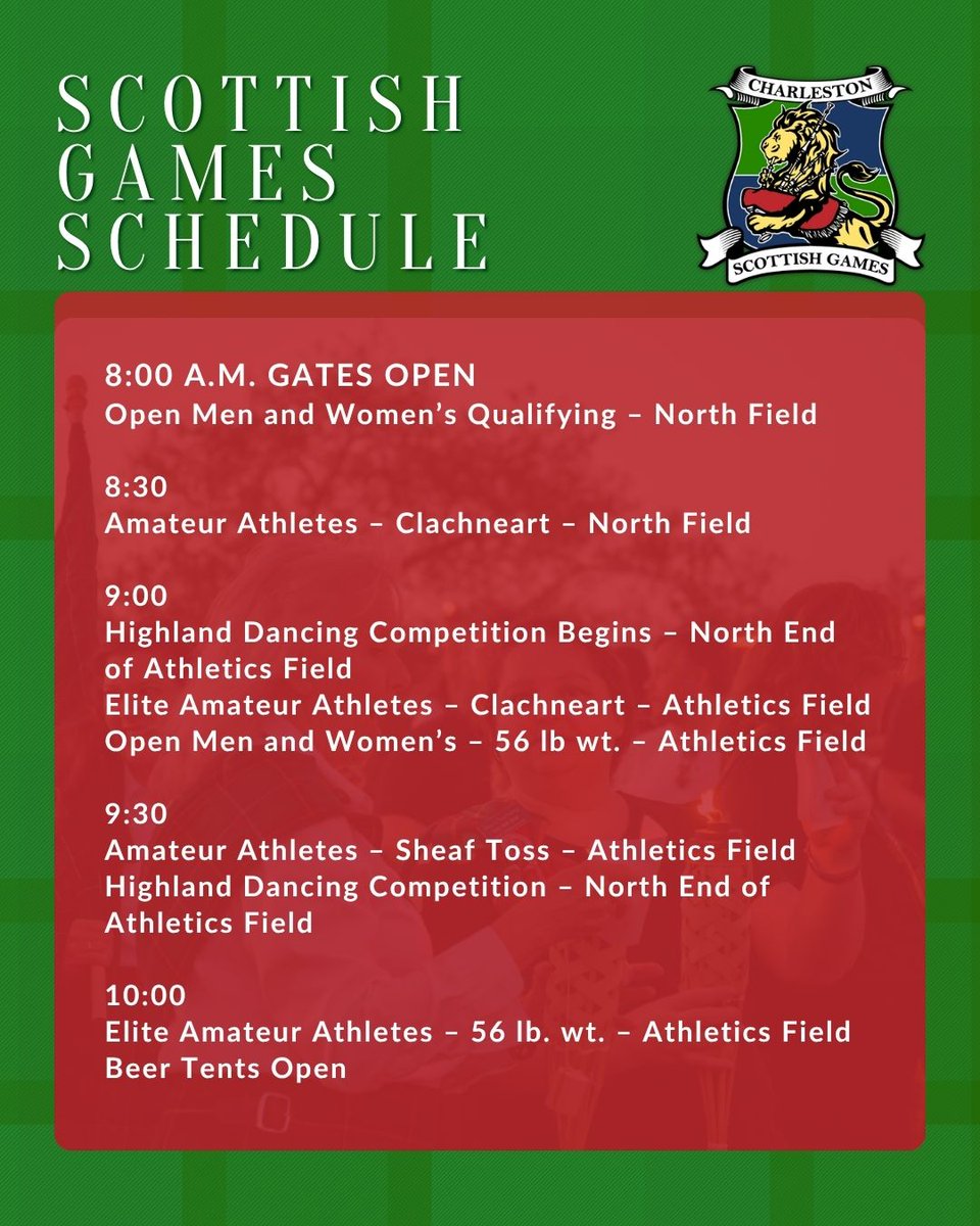 Scottish Games of Charleston tweet media