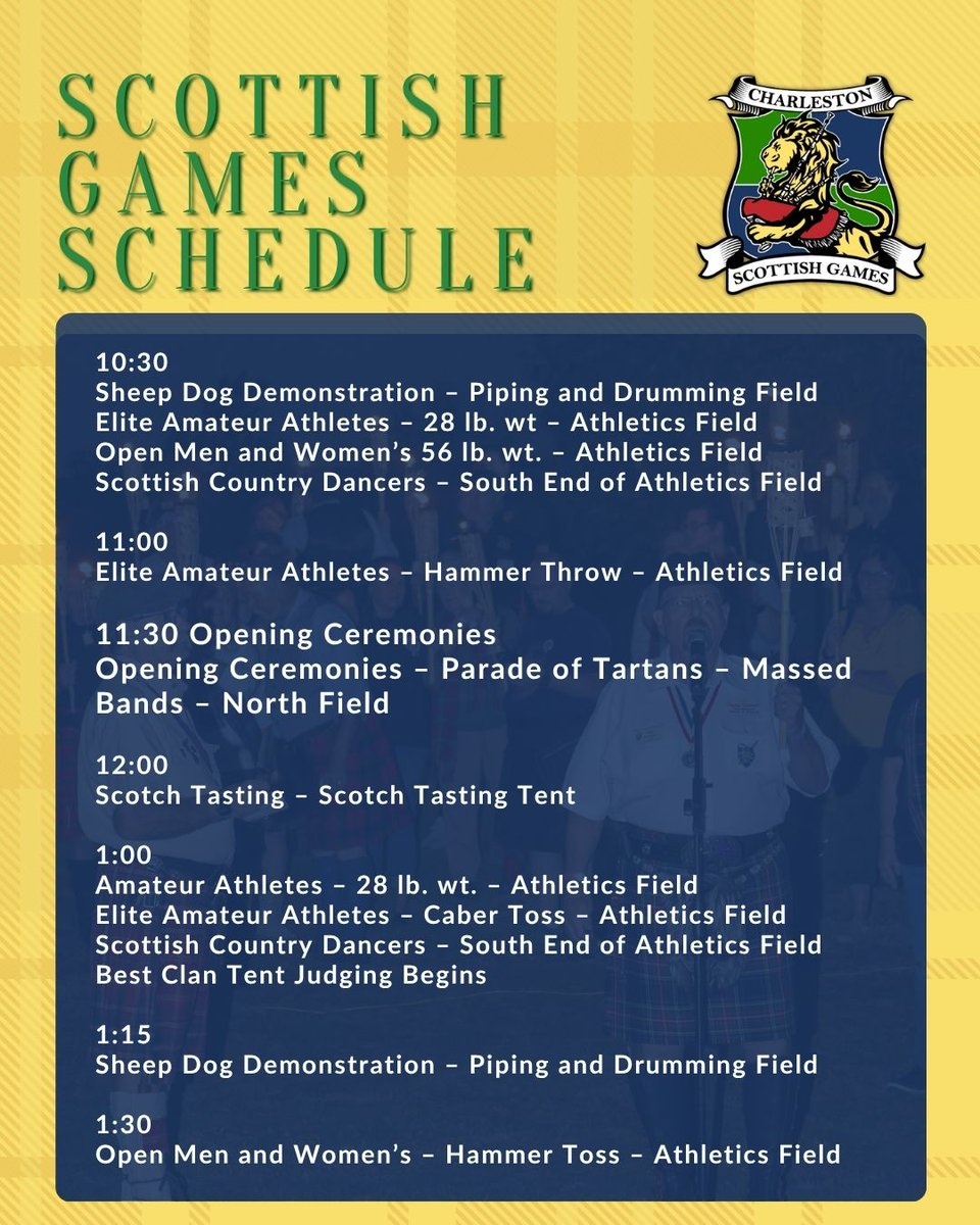 Scottish Games of Charleston tweet media