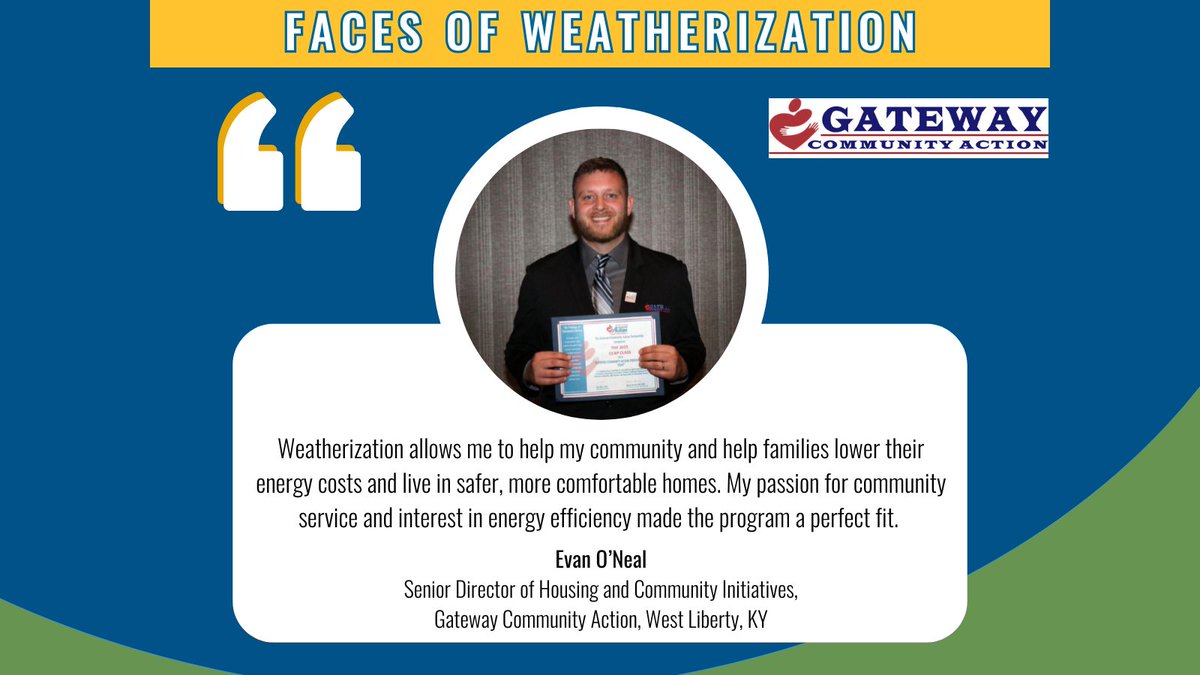 CAPartnership's tweet image. Celebrating #FacesOfWeatherization in Kentucky! #WxDayOct2025 #EnergyAwarenessMonth #WeatherizationWorks